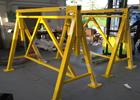 steel trestle adjustable in height